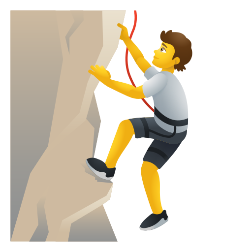 person climbing as rendered by Icons8