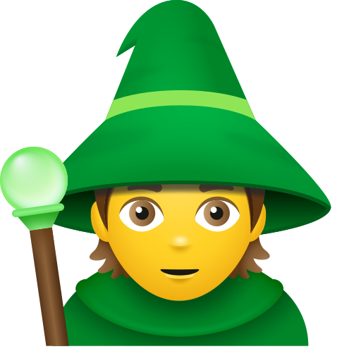 mage as rendered by Icons8