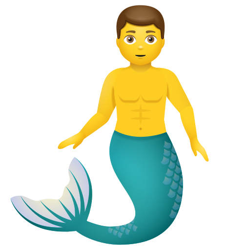 merman as rendered by Icons8