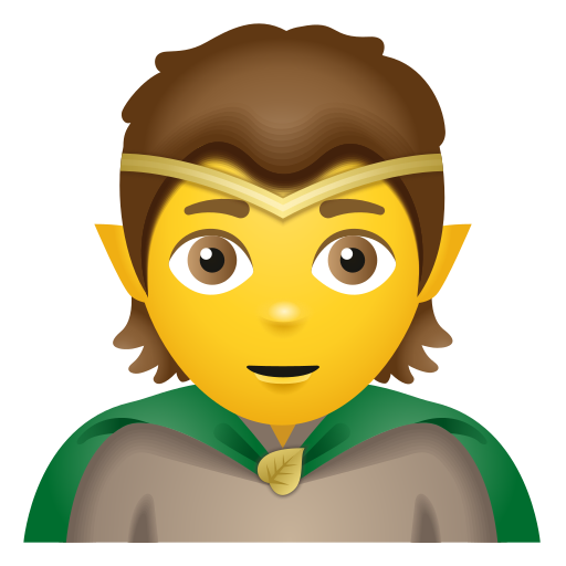 Elf as drawn by Icons8 in 14.0