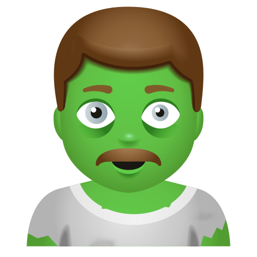 man zombie as rendered by Icons8