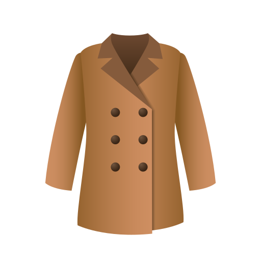 coat as rendered by Icons8