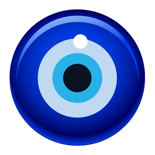 nazar amulet as rendered by Icons8