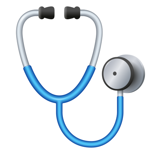 stethoscope as rendered by Icons8