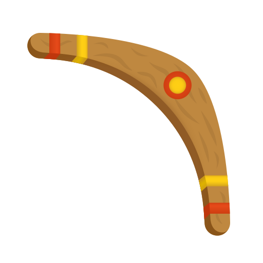 boomerang as rendered by Icons8