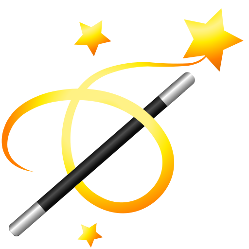 bacchetta magica as rendered by Icons8