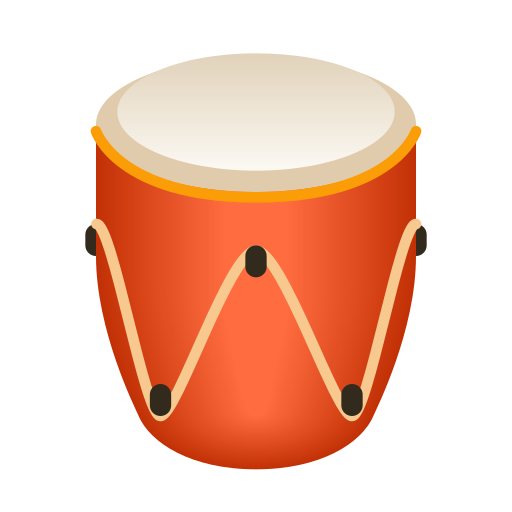 afrikanische Trommel as rendered by Icons8