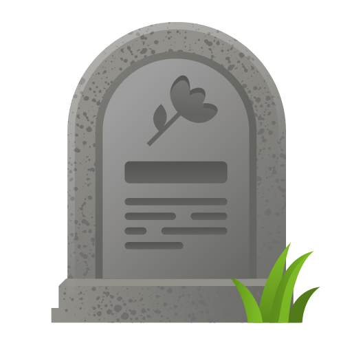 headstone as rendered by Icons8