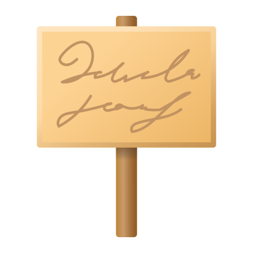 placard as rendered by Icons8