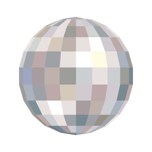 mirror ball as rendered by Icons8