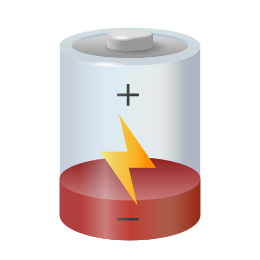low battery as rendered by Icons8
