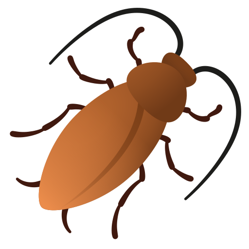 Cockroach as drawn by Icons8 in 14.0