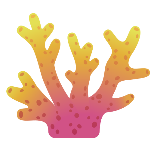 coral as rendered by Icons8