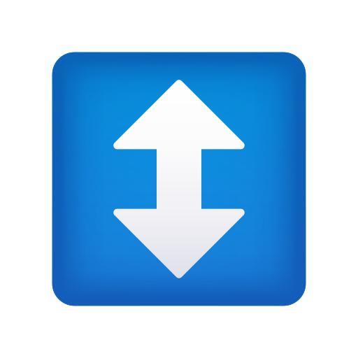 上下箭头 as rendered by Icons8