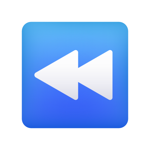 bouton retour rapide as rendered by Icons8