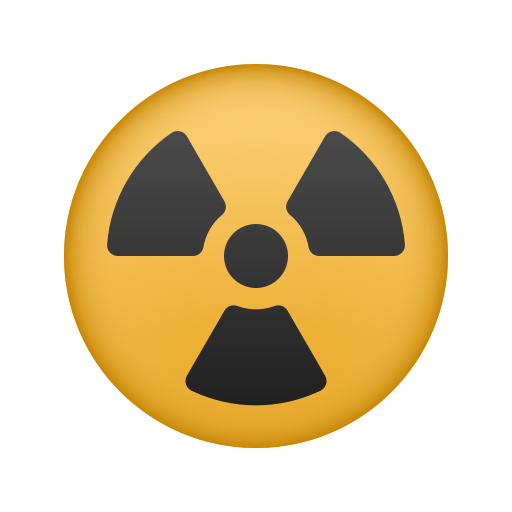 Radioaktiv as rendered by Icons8
