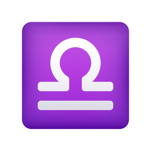 Waage (Sternzeichen) as rendered by Icons8