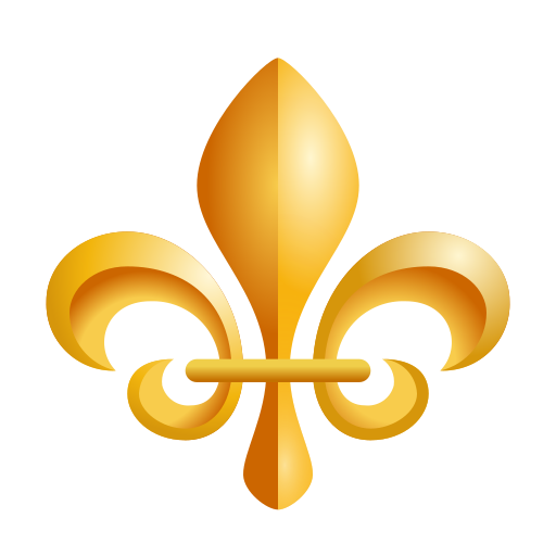 fleur-de-lis as rendered by Icons8