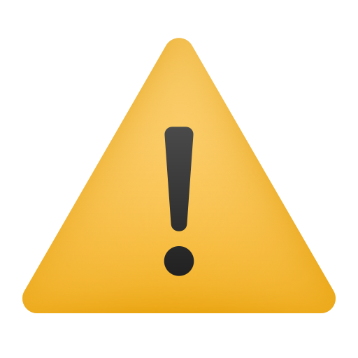 Warnung as rendered by Icons8
