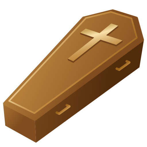 coffin as rendered by Icons8