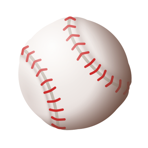 palla da baseball as rendered by Icons8