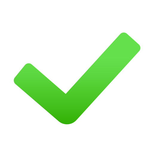 segno di spunta as rendered by Icons8