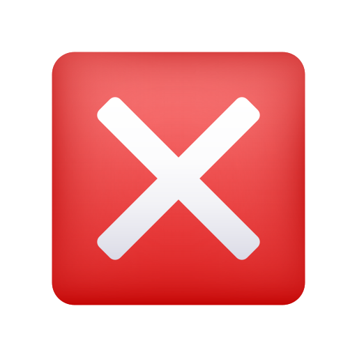 angekreuztes Kästchen as rendered by Icons8