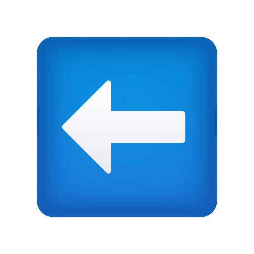Pfeil nach links as rendered by Icons8