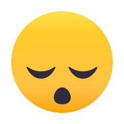 Sleeping Face as drawn by JoyPixels Animations in 1.0