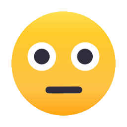 Face with Rolling Eyes as drawn by JoyPixels Animations in 1.0