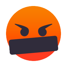 Face with Symbols on Mouth, the previous design