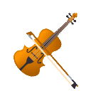 Violin as drawn by JoyPixels Animations in 2.0