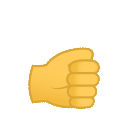 Thumbs Down as drawn by JoyPixels Animations in 2.0