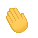 Clapping Hands as drawn by JoyPixels Animations in 2.0