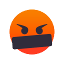 Face with Symbols on Mouth, the design in this release