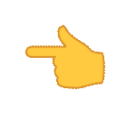 nach links weisender Zeigefinger as rendered by JoyPixels Animations