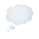 Thought Balloon as drawn by JoyPixels Animations in 3.5