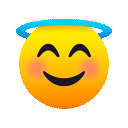 Smiling Face with Halo, the design in this release