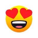 Smiling Face with Heart-Eyes, the design in this release