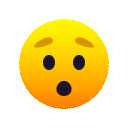 faccina sorpresa as rendered by JoyPixels Animations