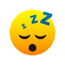 Sleeping Face as drawn by JoyPixels Animations in 3.5