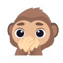 Non Parlo as drawn by JoyPixels Animations in 3.5