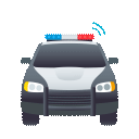 Oncoming Police Car, the design in this release