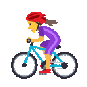 Woman Biking, the design in this release