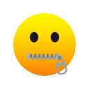 Zipper-Mouth Face, the design in this release