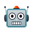 robot as rendered by JoyPixels Animations
