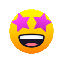 Star-Struck as drawn by JoyPixels Animations in 3.5