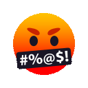 Face with Symbols on Mouth, the design in this release