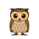 owl as rendered by JoyPixels Animations