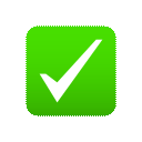 check mark button as rendered by JoyPixels Animations
